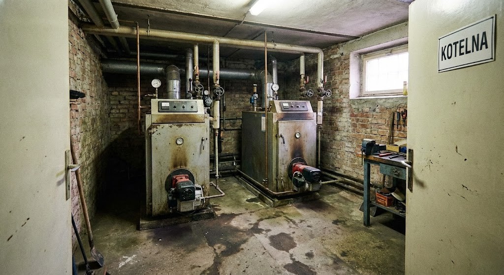 Kotelna v bytovém domě