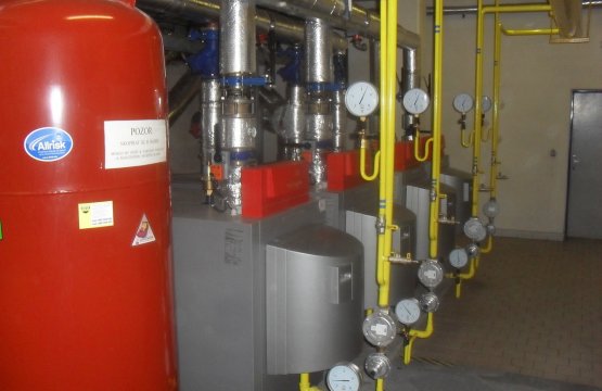 Dodávka a montáž hlavní kotelny hradu Špilberk  – Brno